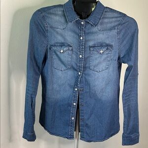 Ci Sono Classic Denim Shirt